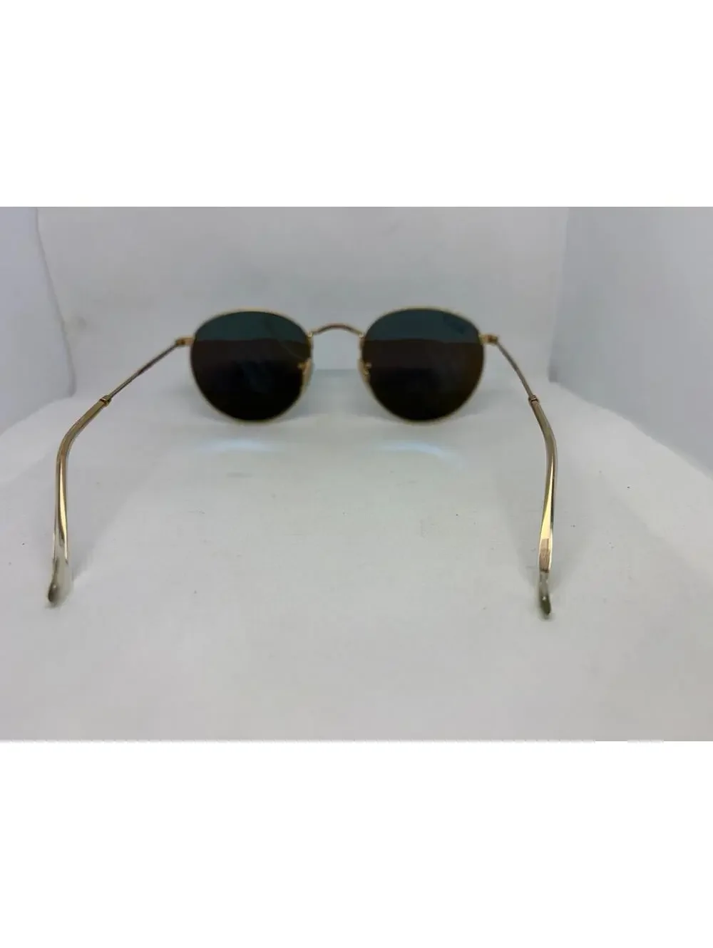 Ray-Ban RB3447 Round Metal Sunglasses Gold Blue Mirror Polarized 112/4L 50mm - Picture 5 of 7